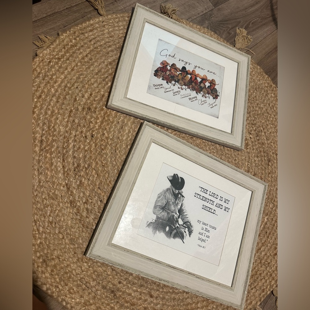 Rustic wood picture frames - 2